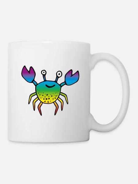 KREBS black rainbow 2 - Mug - white