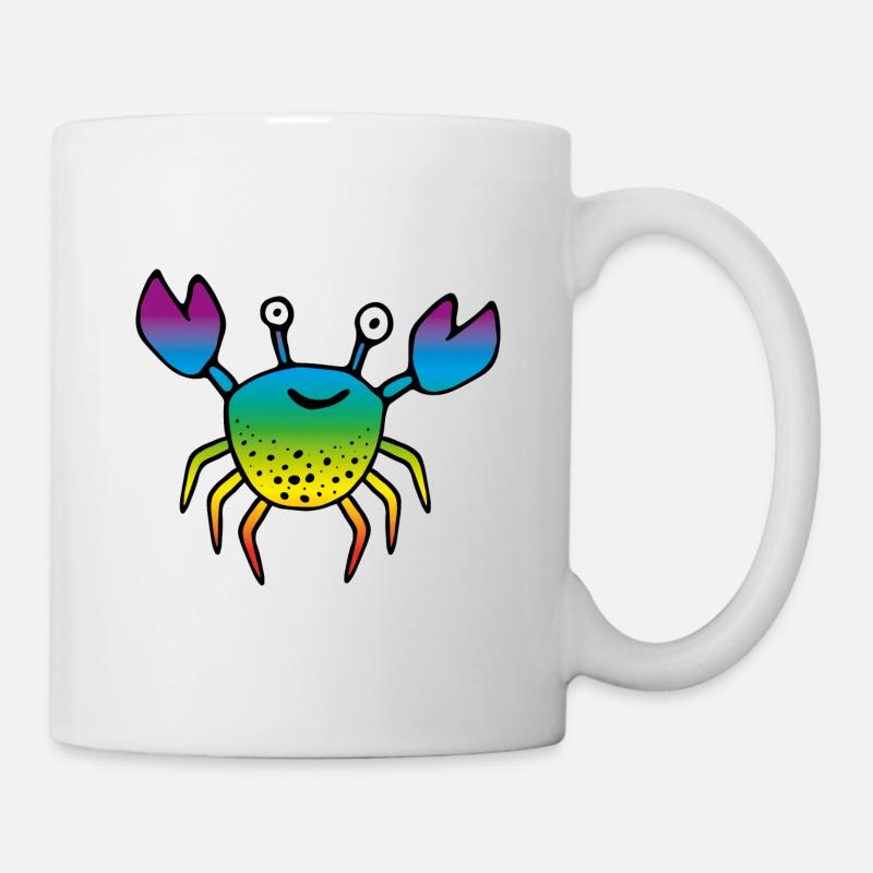 KREBS black rainbow 2 - Tasse - Weiß