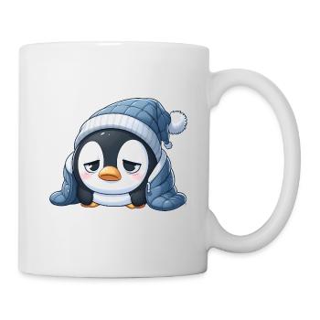 Pingouin fatigué - Mug blanc - blanc - Droite