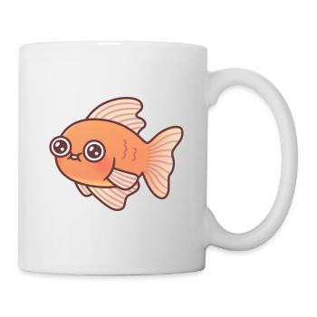 Cute Goldfish Doodle - Mug - white - Right