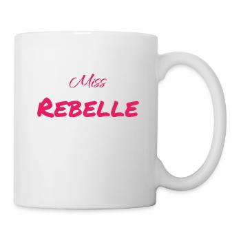 Miss rebelle - Mug blanc - blanc - Droite