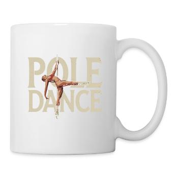 Pole Dance Pole Tänzerin Stangentanz - Tasse - Weiß - Rechts