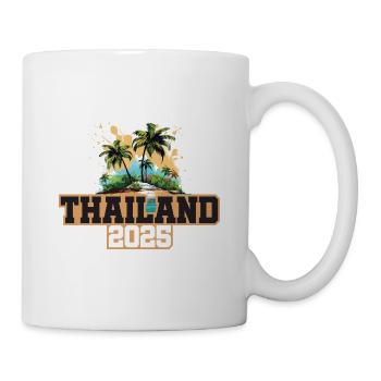 Thailand 2025 Palmen - Tasse - Weiß - Rechts