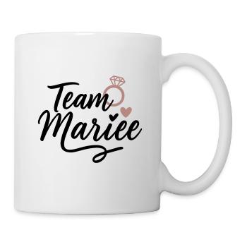 Team Mariée EVJF enterrement de vie de jeune fille - Mug blanc - blanc - Droite