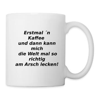 Coffee in the morning - Mug - white - Right