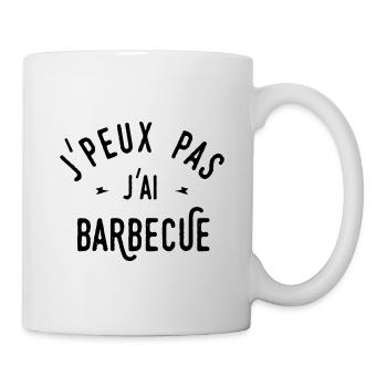 J'PEUX PAS J'AI BARBECUE - Mug blanc - blanc - Droite