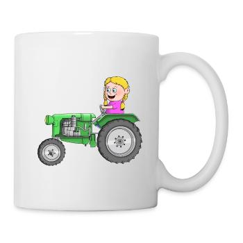 Tractor children - Mug - white - Right