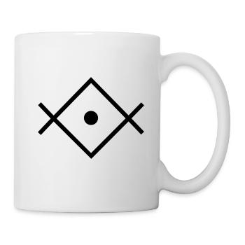 OM TAT SAT, Lichtarbeiter, Spirituelles Symbol - Tasse - Weiß - Rechts