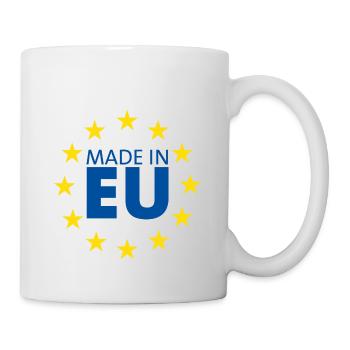 Europe EU Euro saying gift flag icon idea - Mug - white - Right
