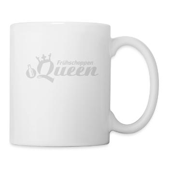 Mädelsabend & Mallorca Spruch Frühschoppen Queen - Tasse - Weiß - Rechts