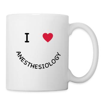 anesthésie - Mug blanc - blanc - Droite