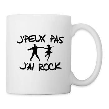 J'peux pas j'ai rock - Mug blanc - blanc - Droite