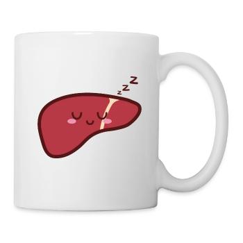 Foie Mignon Kawaii - Mug blanc - blanc - Droite