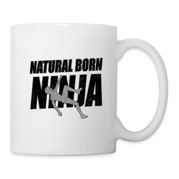 Natural Born Ninja - Tasse - Weiß - Rechts