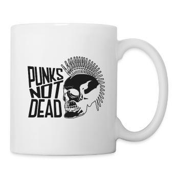 Punk Punker Punkrock Rock Anarchist Symbol Spruch - Tasse - Weiß - Rechts