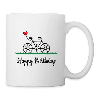 JAHRESTAG. ALLES GUTE ZUM GEBURTSTAG!. ALLES GUTE ZUM GEBURTSTAG!. - Tasse - Weiß - Rechts