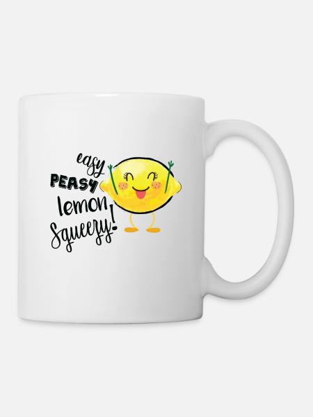 Easy Peasy Lemon Squeezy - Tasse - Weiß