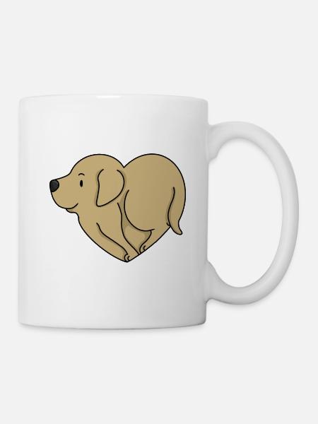 Love Golden Retriever - Mug - white
