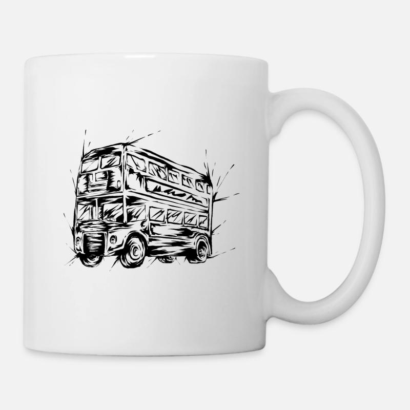 Bus Londres - Mug blanc - blanc