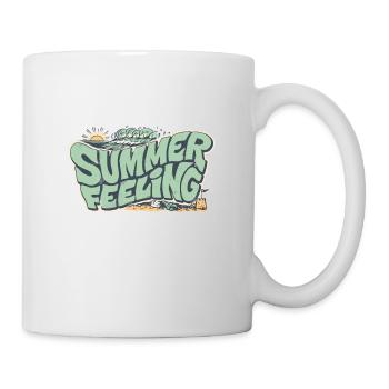 Urlaub Reise Strand Meer Ozean Sonne Travel Insel - Tasse - Weiß - Rechts