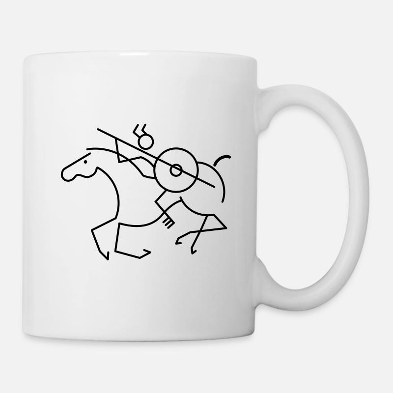Flucht vor Samnite Rider - Tasse - Weiß