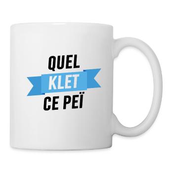 Quel klet ce peï - Mug blanc - blanc - Droite