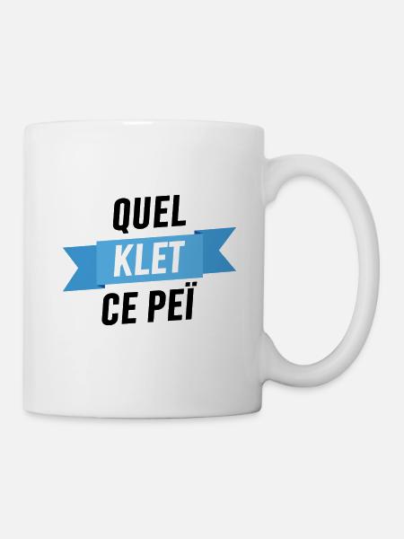 Quel klet ce peï - Mug blanc - blanc