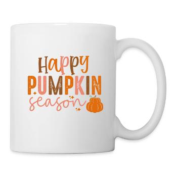 Bonne saison des citrouilles - Mug blanc - blanc - Droite