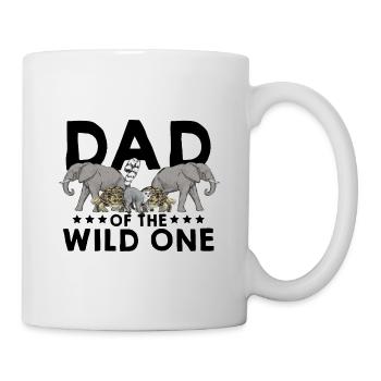 Dad Of The Wild Animal Lover Animal Keeper Zoologi - Tasse - Weiß - Rechts