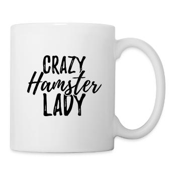 Crazy Hamster Lady Hamster Pet Animal Lover Hamste - Tasse - Weiß - Rechts
