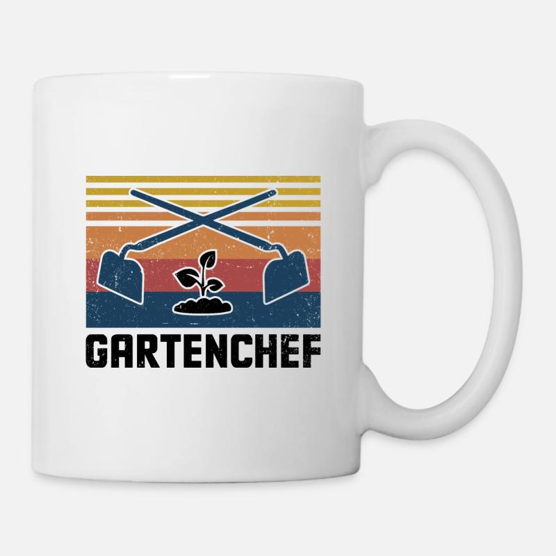 Gartenchef Gärtnerei Gärtner Garten Rasenmäher Gär - Tasse - Weiß