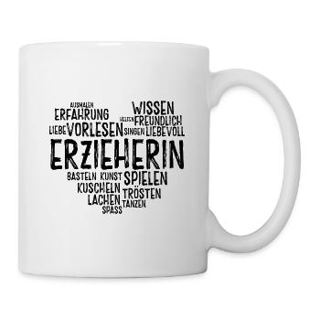 Retro Grafik Kindertagesstätte Babysitter Kindergä - Tasse - Weiß - Rechts