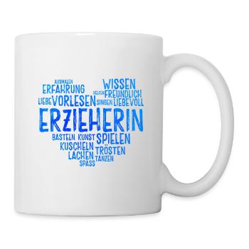 Retro Grafik Kindertagesstätte Babysitter Kindergä - Tasse - Weiß - Rechts