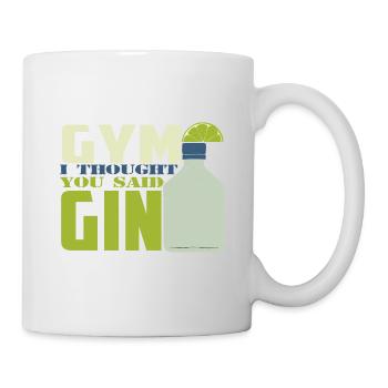 Bodybuilder Kraftsport Fitness Motiv - Tasse - Weiß - Rechts