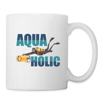 Taucher Tauchen Design Schnorcheln - Tasse - Weiß - Rechts