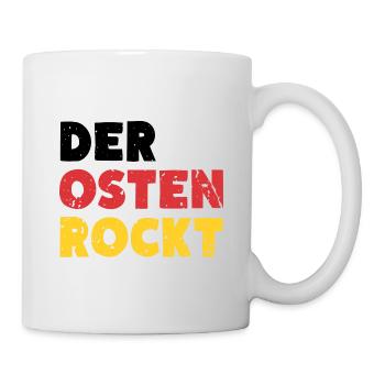 Der Osten Rockt Ossi Ostdeutschland - Tasse - Weiß - Rechts