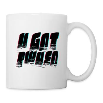 Pwned glitch - Tasse - Weiß - Rechts