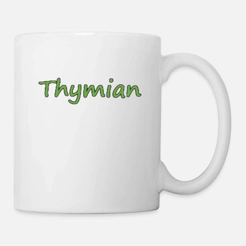 Thymian - Tasse - Weiß