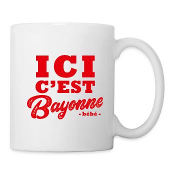 Bayonne Bayonnais fête fiera fêtes - Mug blanc - blanc - Droite