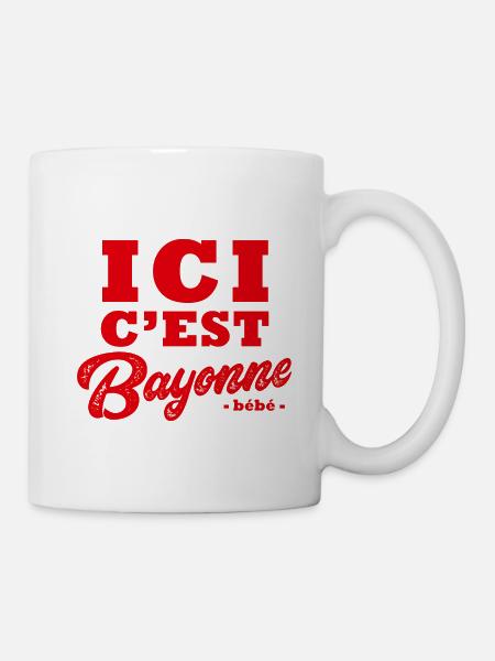 Bayonne Bayonnais fête fiera fêtes - Mug blanc - blanc