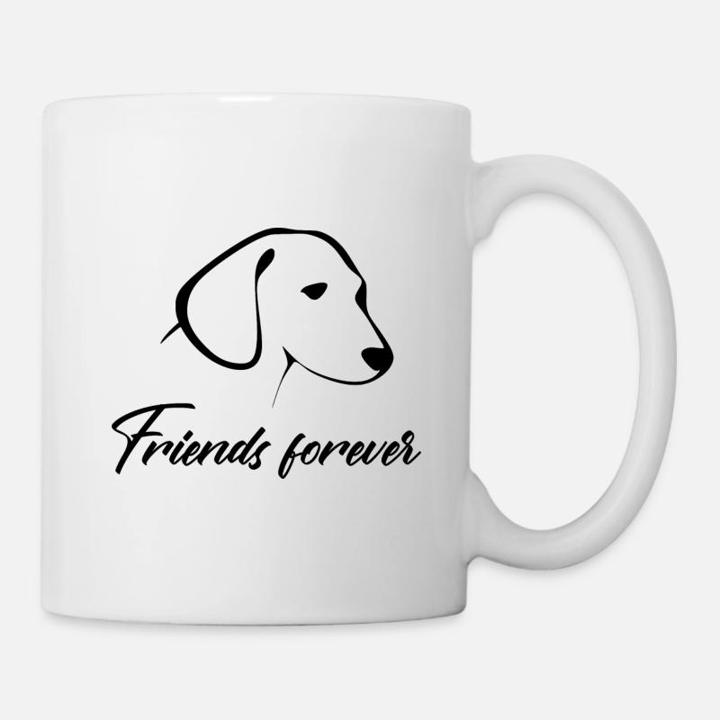 Hund - Tasse - Weiß