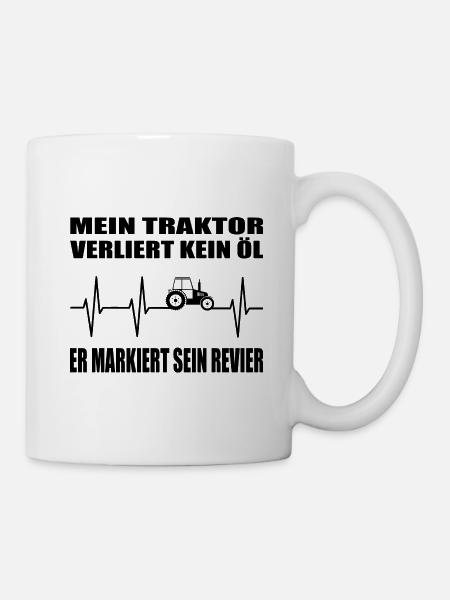 Traktor - Tasse - Weiß