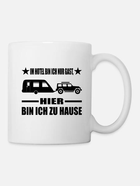 Camping - Tasse - Weiß