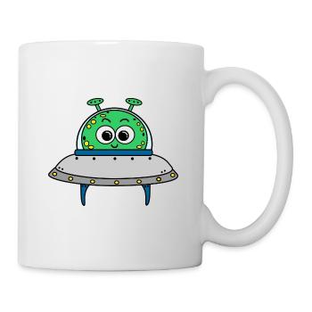 OVNI - Mug blanc - blanc - Droite