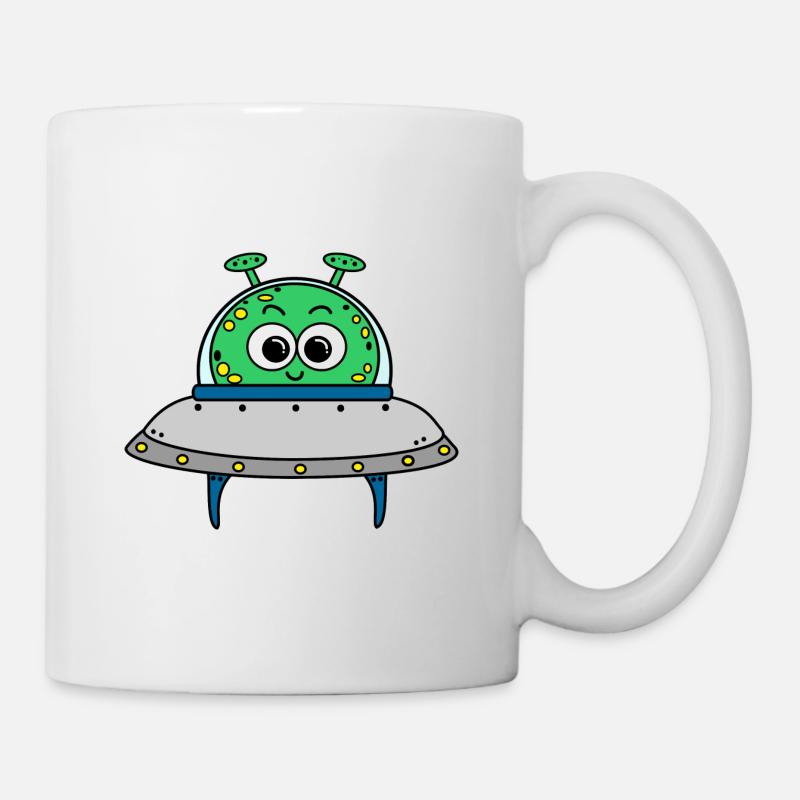 Ufo - Tasse - Weiß