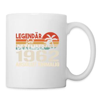 Legendär Seit Dezember 1962 Absolut Einmalig 1962 - Tasse - Weiß - Rechts
