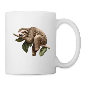 Good Night Afternoon Nap - Sloth on a Branch - Mug - white - Right