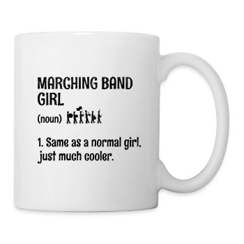 Marching Band fille dictons drôle Marching Instrume - Mug blanc - blanc - Droite