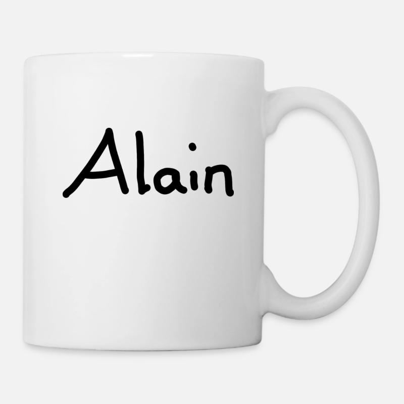 Alain - Mug blanc - blanc
