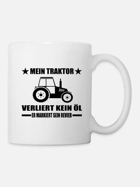 Traktor - Tasse - Weiß